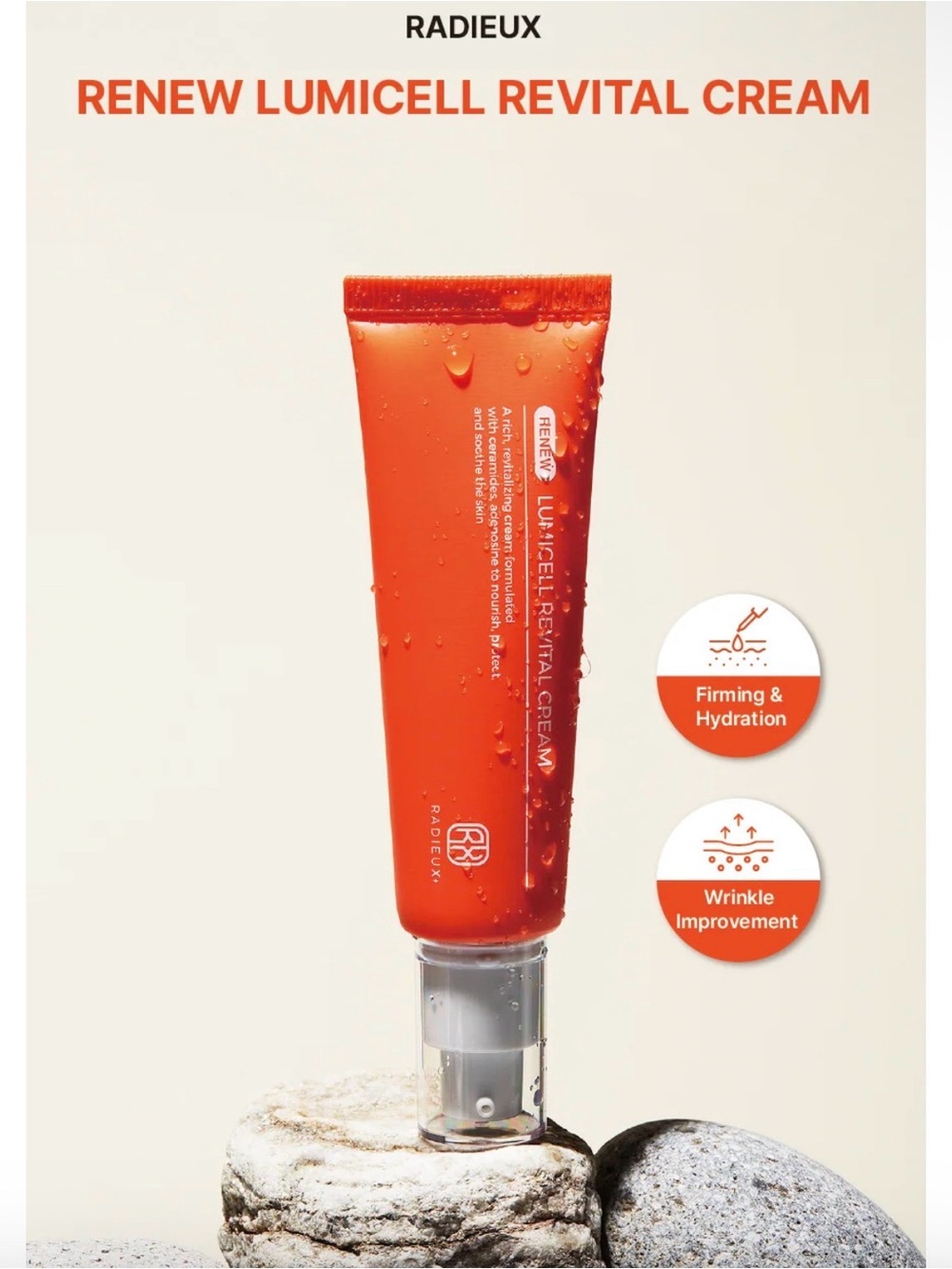 RADIEUX Renew Lumicell Revital Cream, 1.69 Oz SEALED